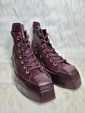 Converse Chuck 70 De Luxe Squared HI Bloodstone Women 7 / Unisex 5 NEW